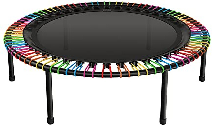 bellicon Trampolin 100cm, bis 120 kg, Klappbeine, Seilring-Federung | Rückenschonend, Cardio- und Balance-Training, tägliches Indoor-Training, Swiss Design