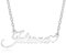 MMXX Collier de Nom Personnalisé Collier Porte-Nom Plaqué Or pour Femmes Argent/Or Rose Collier Pendentif Prénom Avec Pierre de Naissance Cadeau de Bijoux pour Fille-B2