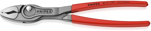 Knipex | 82 01 250 | Pince à joint coulissant TwinGrip | Poignée antidérapante | Noir atramentized – 250 mm