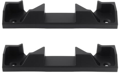 LT Easiyl 2 placas de bloqueo compatibles con ventanas de techo Velux 025116, cierre de placa de bloqueo de plástico, color negro