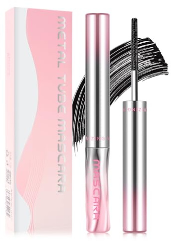 Waterproof Wimperntusche Schwarz, Long-lasting 3D Mascara for Women | Langlebige Curling Verlängerung, Ultra Fine Brush Nicht Klumpender, Wischfeste, für Frau Weihnachten, Partys Make Up-01#Black