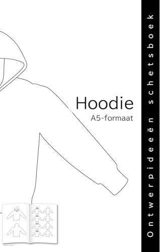 Hoodie Ontwerpideeën schetsboek A5-formaat