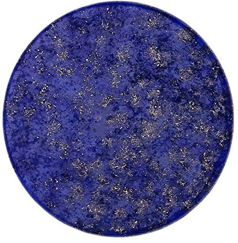 Morella Damen Coin 33 mm Edelstein Lapislazuli Chakren Scheibe Halsketten-Anhänger und zur Stärkung