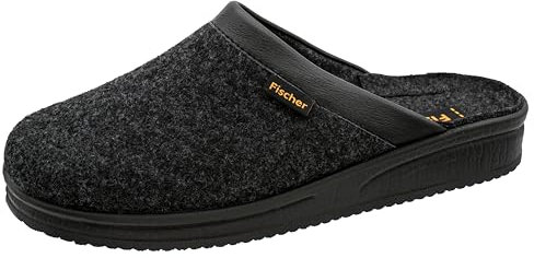 Fischer Andy, Herren Pantoffeln, Schwarz (anthrazit 205), 40 EU (6 UK)