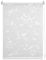 Lichtblick Seitenzugrollo Klemmfix, ohne Bohren, Klemmträger, lichtdurchlässig, Blickdicht, Ausbrenner, weiß-weiß Weiß Pflanze,80 cm x 220 cm (B x L)