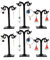 2 Sätze Ohrring Schmuckregal, Diy Montage Acryl Ohrringe Stand For Schmuckständer Organizer Lagerung