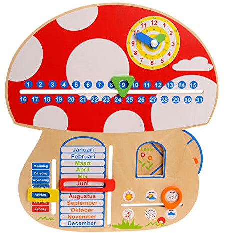 Houten Kalender met Jaargetijden