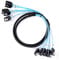 ADCAUDX Câble SATA-III de 1 m, 6 pièces/lot, câble SATA de remplacement pour Bitcoin ordinateur, serveur, CD, lecteurs DVD, câble de données Raid HDD-SSD (1 m)