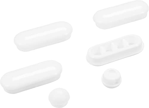 Cornat Puffersatz – weiß – Kunststoff – für WC-Sitze