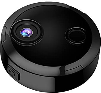 routinfly Mini caméra espion WiFi sans fil avec audio – Micro Cam Full HD 1080p Enregistreur vidéo Caméscope Vision nocturne LED Système Micro Cam + Support magnétique + Lecteur de cartes