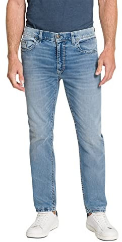Pioneer Herren Hose 5 Pocket Stretch Denim Jeans, Light Blue Fashion, 40W / 32L