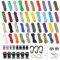 EUBSWA Paracord Seil 4mm Paracord, 40 Stück Nylonschnur für DIY Armband Lanyard Schlüsselbund Hundehalsband Hundeleine