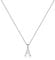 TINGN Kette Silber 925 Damen, Silber Kette mit Buchstaben A Anhänger Halskette Mädchen Buchstaben Halskette Damen Schmuck Kinder Jahrestag Geburtstag Geschenk für Frauen Freundin Mama Teenager Mädchen