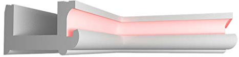 Stuck Dekorbau Indirekte Beleuchtung LED Lichtprofile Wand Stuckleiste Styroporleisten Profil 20 Meter +4 Ecken BL19