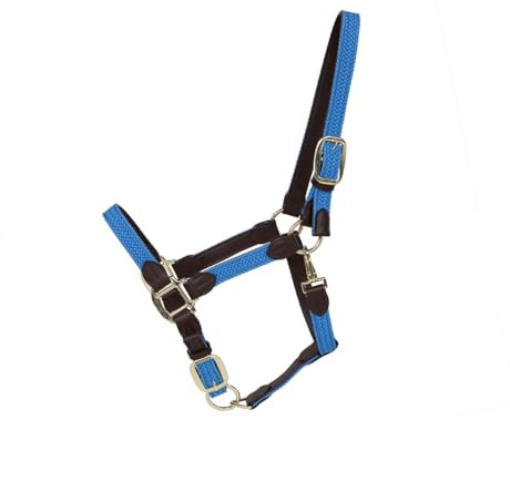 Kentucky Horsewear - Halfter - Geflochtenes Nylon - Hellblau - Cob