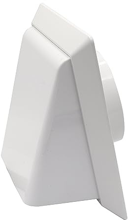 La Ventilazione CP19100RB Windhaube mit Insektennetz für Rohre Ø 100 mm weiß