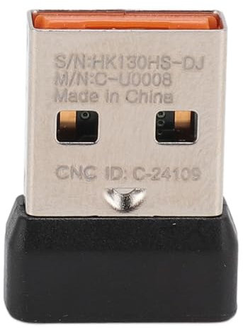 USB Receiver for Mouse, 2.4G USB Receiver for Logitech K230 K270 K375S K400PLUS K780 K580 MK, Replacement Dongle Adapter with Pad