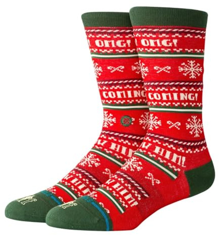 Stance Crew Socks - I KNOW HIM, Red, Medium