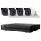 8 Channel Outdoor Security CCTV Camera System with Smart Human & Vehicle Detection, 3K Lite H.265+ DVR with 1TB Hard Drive and 4x 1080P Home Security Cameras, Email & APP Alert with Images (BULLET)
