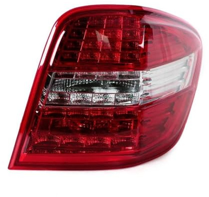 LXBSXY 1 Paar Auto LED Rückleuchten Set für Mercedes Benz W164 ML-Class ML300 ML350 2009-2011, Hintere Bremsleuchte, Äußeres Rücklicht, Wetterfest, OEM Stil, Hintere Äußere Rücklicht Zubehör