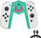 DLseego Poignée pour Switch/Switch OLED Joycon,Poignée en Forme de V pour Manette de Jeu Plug and Play,Lovely Elfe de Poke Portable Joycon Switch Charging Grip et 1 Câble de Type C,Grenouille verte