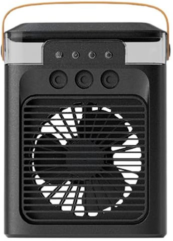 Ventilador de bajo consumo, ventilador portátil de pulverización de agua, ventilador USB para cocina, ventilador de viaje con humidificador, ventilador de refrigeración para coche, ventilador de