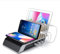 5 Port Charging Dock, 5-in-1 Charging Station with Wireless Qi charger Pad for ipad iphone multiple devices watch tablet stand bedside docking usb 3 USB 1 Type c 1 wiress port