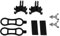 Sarini 2 Sets Of Road Mountain Bike Number Plate Fixed Seat Competition Round Tube Team Club Brand Bracket Bicycle Number Plate Holder