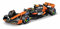 Bburago - McLaren MCL38#4 Lando Norris, Maßstab 1:43, Diecast-Modell mit Helm und Vitrine, offizielle Lackierung 2024, realistische Details, offizielle McLaren-Lizenz, Alter 14+