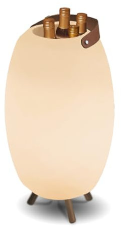 newgarden - Dekorative Tischlampe und Flaschenhalter mit Lautsprecher und RGB-LED-Licht. Hochgradig Outdoor-resistent. Ideal für Pool Partys oder Garten Chillout. Verschiedene Größen. (30x47,9cm)