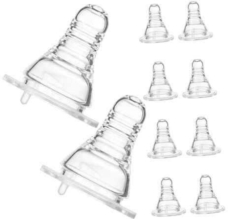 MAGICLULU 10 Stück Bierflaschen Nippelverschluss Für Erwachsene Lebensmittelechtes Silikon Groß Party Trinkverschluss Für Bier Saft Wasser Witziges Partyzubehör