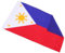 BESTonZON Nationalflagge Philippinische Flagge Polyester