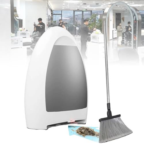 Genérico Recogedor Automático, 1000W Aspiradora Sin Contacto, Excelente para Pelos De Mascotas, Restos De Comida Y Suciedad, Aspiradora Ultrarrápida para El Pelo