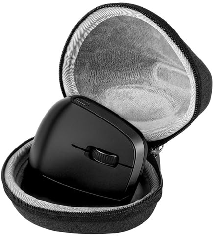 OURHZTB Ergonomic Mouse Case for Razer Pro Click V2 Wireless Mouse, Hard Travel Carrying Case Shockproof Protective Cover Storage Bag Shell Pouch