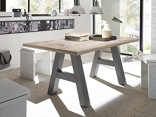 Unbekannt Esszimmertisch Esstisch Konferenztisch 160/90 Mr. A Graphit Sandeiche