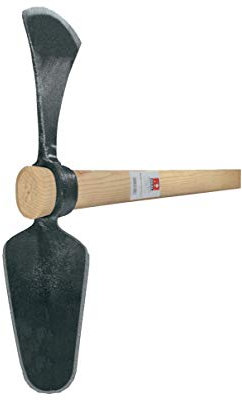 Ideal 66703071 Pionier Hacke mit Klinge Oval/Griff, schwarz/beige