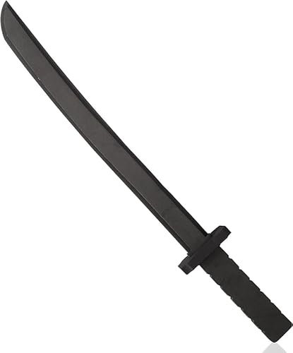 Katara 1771 - Schwarzes Schaumstoffschwert, Ninja Kostüm Verkleidung Ungefährliches Accesoire (55 cm) Katana für Kinder