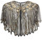 BABEYOND Damen Umschlagtücher für Abendkleid 1920s Retro Schal Hochzeit Party Braut Schal Gatsby Kostüm Accessoires (Gold)