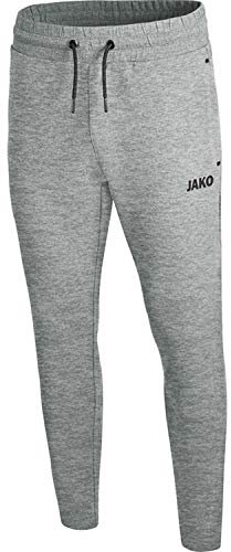 JAKO Herren Jogginghose Premium Basics, Hellgrau-Meliert, M