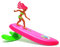 Surfer Dudes 2020 Edition Wave Powered Mini-Surfer and Surfboard Toy - Bali Bobbi
