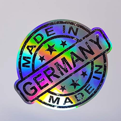folien-zentrum - Made in Germany 11x9,5cm - hochwertiger Auto Aufkleber Oilslick schwarz - Autosticker Farbwechsel Rainbow Flip Flop Effekt - JDM Tuning Sticker Decal Car Fun Stickerbomb 104