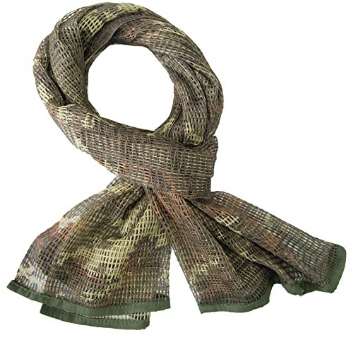 Tongcamo Netzschal Camo Schal für Sport Wargame Freizeit und andere Outdoor Aktivitäten Tarnnetz Schal Tarnschal Tarnung
