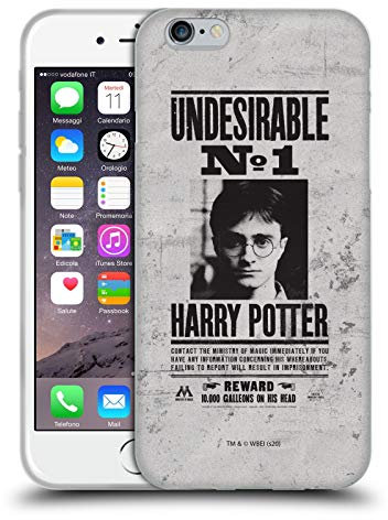 Head Case Designs Offiziell Offizielle Harry Potter Undesirable No. 1 Deathly Hallows XV Soft Gel Handyhülle Hülle kompatibel mit Apple iPhone 6 / iPhone 6s