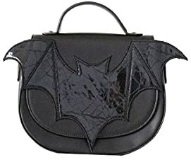 Banned Fledermaus Kunstleder Gothic Punk Occult Umhängetasche