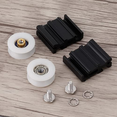 Greenhouse Door Wheel, Greenhouse Accessories Replacement Kits Door Wheel Replacement Kits with 2 Nut for Halls Greenhouses