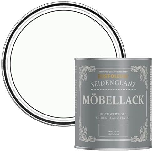 Rust-Oleum Off White Furniture Paint in Satin Finish - Moonstone 750ml