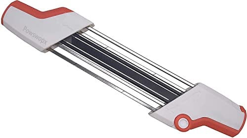 Powswopx Affûteur de chaîne de tronçonneuse 2 en 1 4,8 mm pour Stihl Pas 0,825 cm de diamètre 3/16