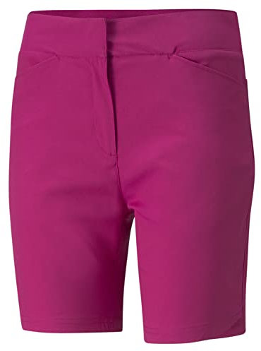PUMA Damen Bermuda Golf Shorts, festival fuchsia, S