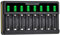 Pickle Power 8-Bay LCD Display Battery Charger for 16340 CR123A RCR 123A Li-ion Batteries and Arlo WiFi Camera VMC3030 VMK3200 VMS3330 3530 3430 Batteries - 4.2V Output