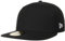 New Era 59Fifty Essential Cap Basecap Baseballcap Flat Brim Fitted (7 0/0 (55,8 cm) - schwarz)